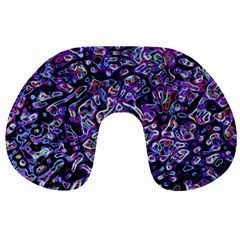 Neon Symphony Design Travel Neck Pillow