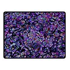 Neon Symphony Design Two Sides Fleece Blanket (small)