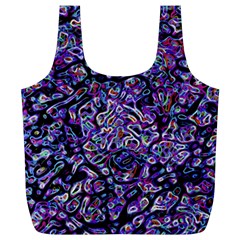 Neon Symphony Design Full Print Recycle Bag (xl) by dflcprintsclothing