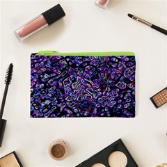 Neon Symphony Design Cosmetic Bag (xs) by dflcprintsclothing