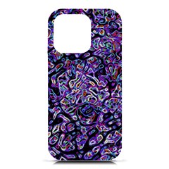 Neon Symphony Design Iphone 16 Pro Black Uv Print Pc Hardshell Case by dflcprintsclothing