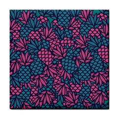 Summer Pineapples Tile Coaster