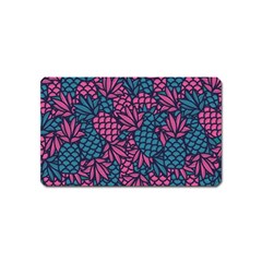 Summer Pineapples Magnet (name Card)