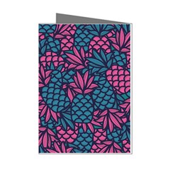 Summer Pineapples Mini Greeting Cards (pkg Of 8)