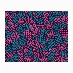 Summer Pineapples Small Glasses Cloth by Paksenen