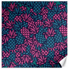 Summer Pineapples Canvas 12  X 12 