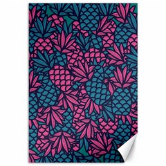 Summer Pineapples Canvas 12  X 18 