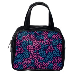 Summer Pineapples Classic Handbag (one Side)