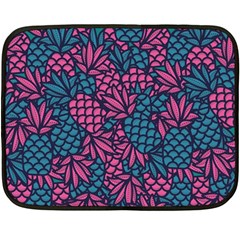 Summer Pineapples Two Sides Fleece Blanket (mini)