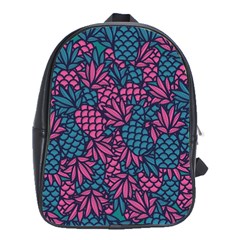 Summer Pineapples School Bag (large)