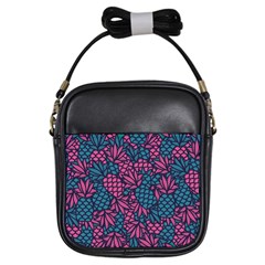 Summer Pineapples Girls Sling Bag