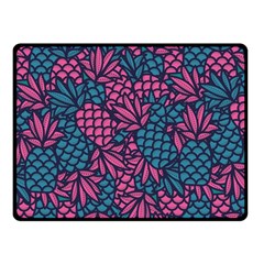 Summer Pineapples Fleece Blanket (small)