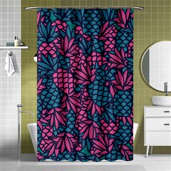 Summer Pineapples Shower Curtain 48  X 72  (small) 