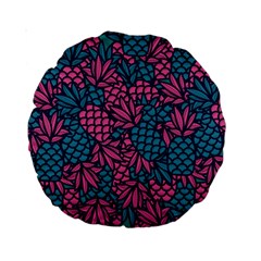 Summer Pineapples Standard 15  Premium Round Cushions