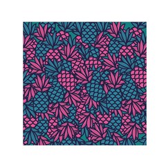 Summer Pineapples Square Satin Scarf (30  X 30 )