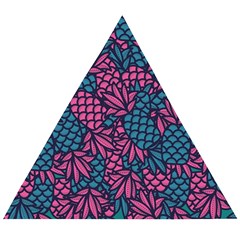 Summer Pineapples Wooden Puzzle Triangle