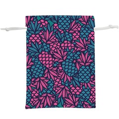 Summer Pineapples Lightweight Drawstring Pouch (xl)