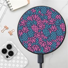 Summer Pineapples Wireless Fast Charger(black)