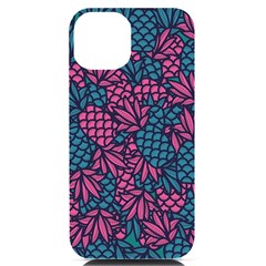 Summer Pineapples Iphone 14 Black Uv Print Pc Hardshell Case