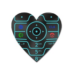 Retro Mobile Device Output Device Heart Magnet