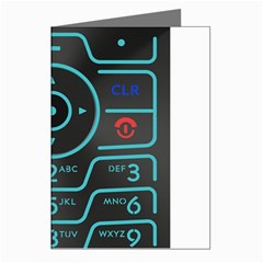 Retro Mobile Device Output Device Greeting Cards (pkg Of 8) by Bedest