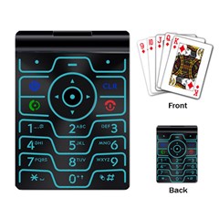 Retro Mobile Device Output Device Playing Cards Single Design (rectangle)