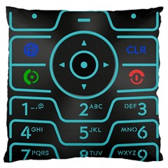 Retro Mobile Device Output Device Large Cushion Case (two Sides)