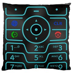 Retro Mobile Device Output Device Standard Premium Plush Fleece Cushion Case (one Side)