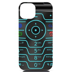 Retro Mobile Device Output Device Iphone 14 Black Uv Print Pc Hardshell Case