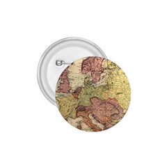 Retro Old Vintage Map Of Europe 1 75  Buttons