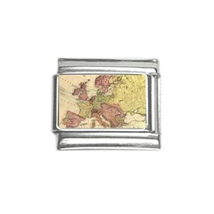 Retro Old Vintage Map Of Europe Italian Charm (9mm)