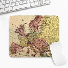 Retro Old Vintage Map Of Europe Large Mousepad