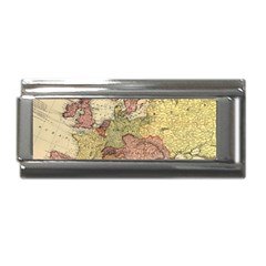 Retro Old Vintage Map Of Europe Superlink Italian Charm (9mm)