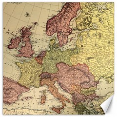 Retro Old Vintage Map Of Europe Canvas 12  X 12 