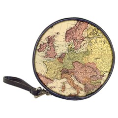 Retro Old Vintage Map Of Europe Classic 20-cd Wallets