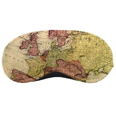 Retro Old Vintage Map Of Europe Sleep Mask