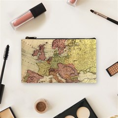 Retro Old Vintage Map Of Europe Cosmetic Bag (small)