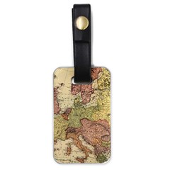 Retro Old Vintage Map Of Europe Luggage Tag (one Side)