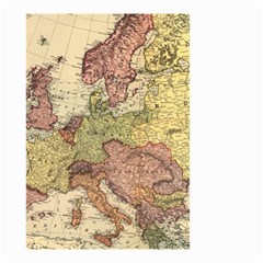 Retro Old Vintage Map Of Europe Small Garden Flag (two Sides)