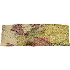 Retro Old Vintage Map Of Europe 21 x63  Body Pillow Case Dakimakura (two Sides)