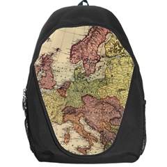 Retro Old Vintage Map Of Europe Backpack Bag