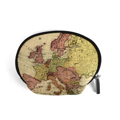 Retro Old Vintage Map Of Europe Accessory Pouch (small)