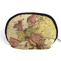 Retro Old Vintage Map Of Europe Accessory Pouch (medium)