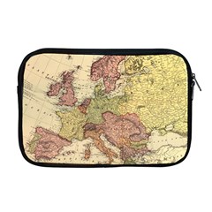 Retro Old Vintage Map Of Europe Apple Macbook Pro 17  Zipper Case