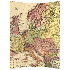 Retro Old Vintage Map Of Europe Back Support Cushion