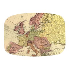 Retro Old Vintage Map Of Europe Mini Square Pill Box