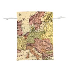 Retro Old Vintage Map Of Europe Lightweight Drawstring Pouch (m)