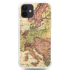 Retro Old Vintage Map Of Europe Iphone 12/12 Pro Tpu Uv Print Case