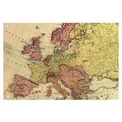 Retro Old Vintage Map Of Europe Banner And Sign 6  X 4 