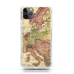 Retro Old Vintage Map Of Europe Iphone 11 Pro Max 6 5 Inch Tpu Uv Print Case